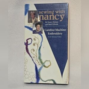 Carefree Machine Embroidery VHS